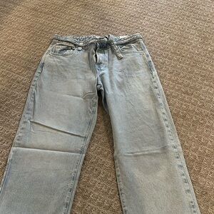 Zara light belted denim NWT